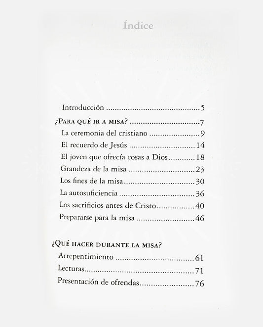 ¿Cómo aprovechar la misa?