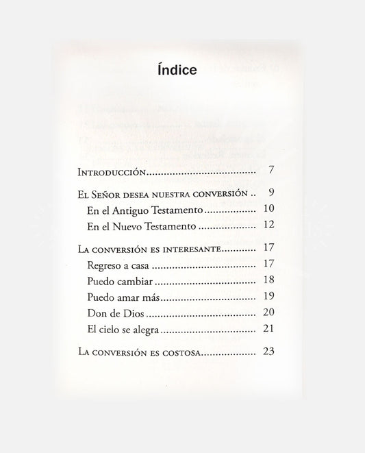 ¡Convertíos hijos míos!