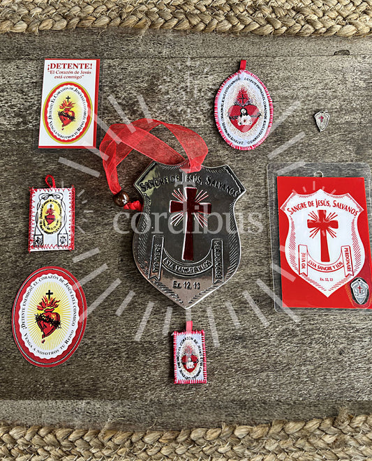 Escudo metálico "Sangre de Jesús"