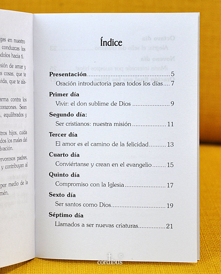 Novena de los padres que oran por sus hijos