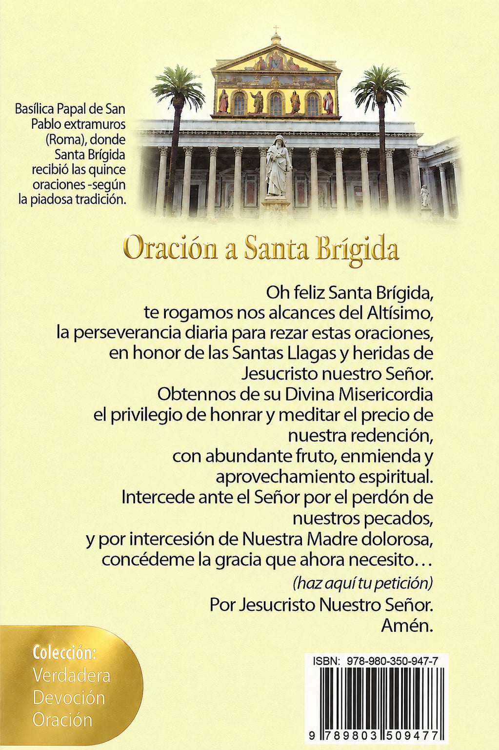 15 Oraciones de Santa Brígida