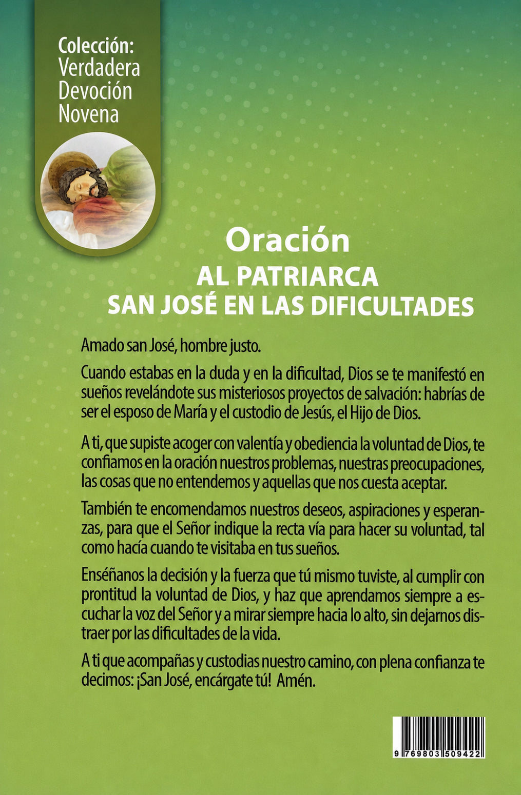 Novena a San José Dormido