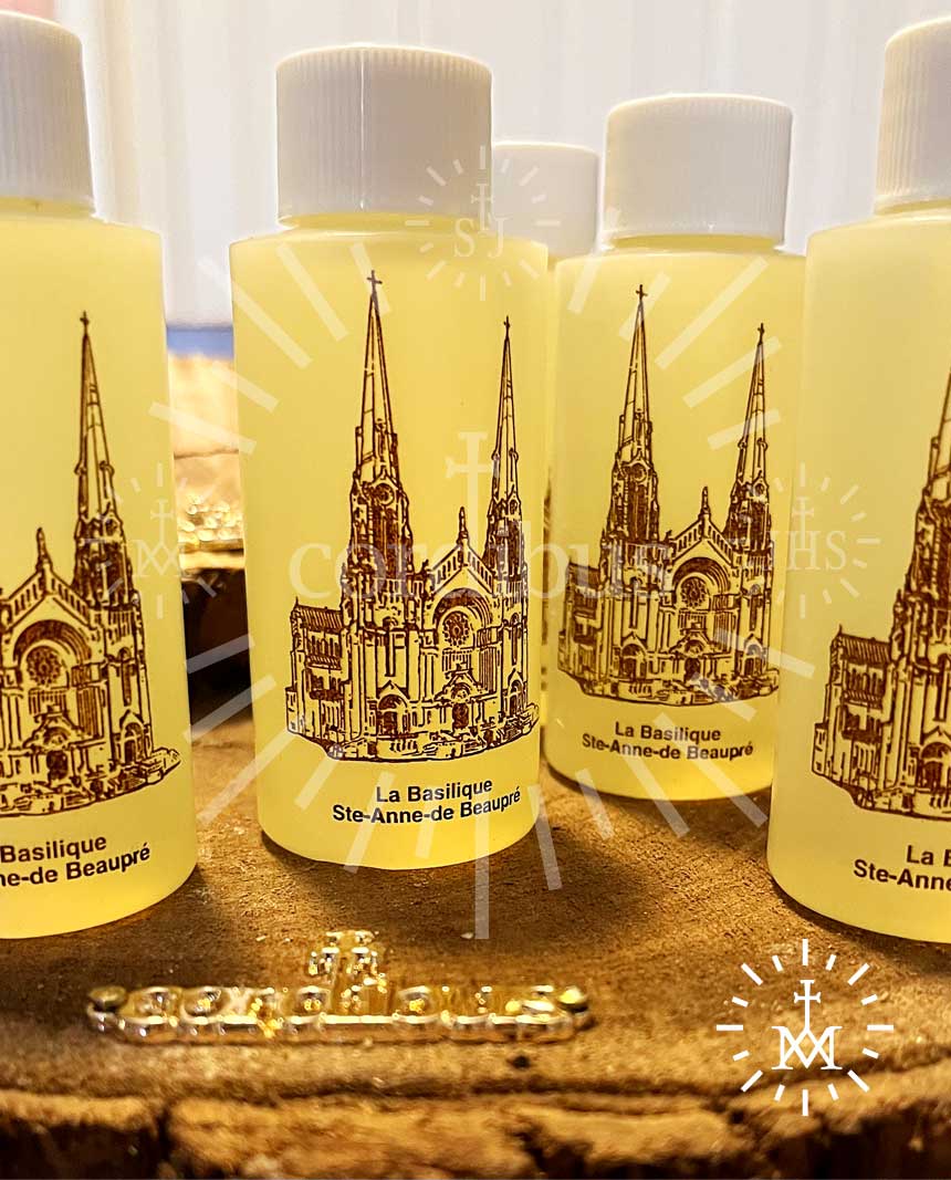 Aceite santo de Santa Ana (Basilica de Beaupré - Quebéc)