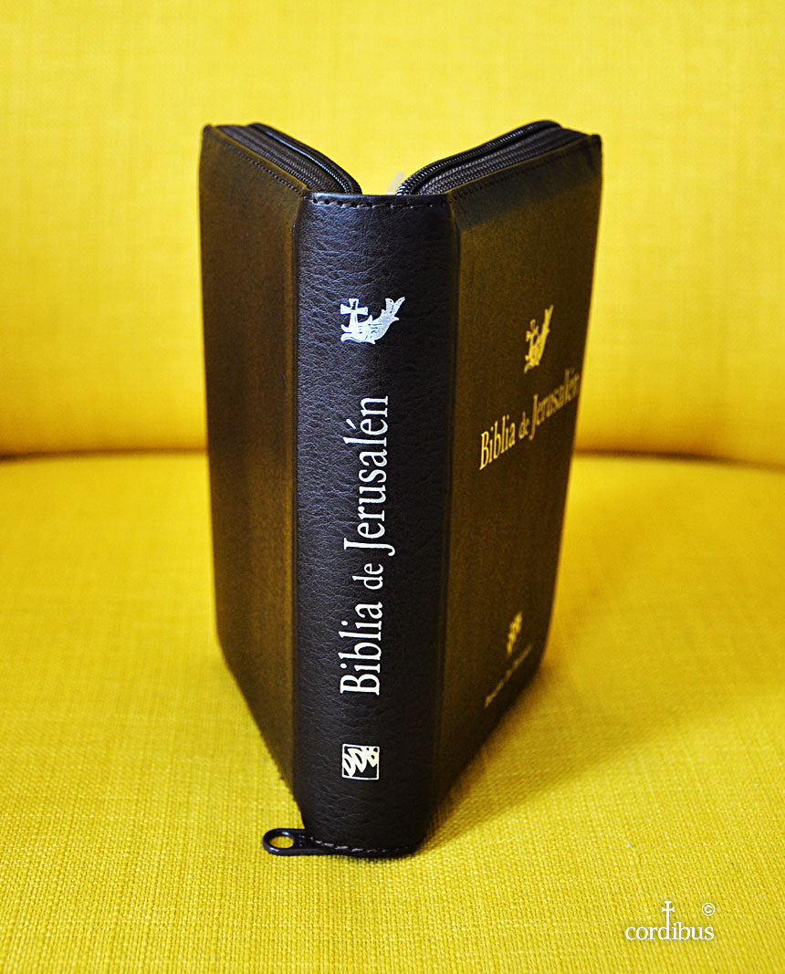 Biblia de Jerusalén de bolsillo con cremayera