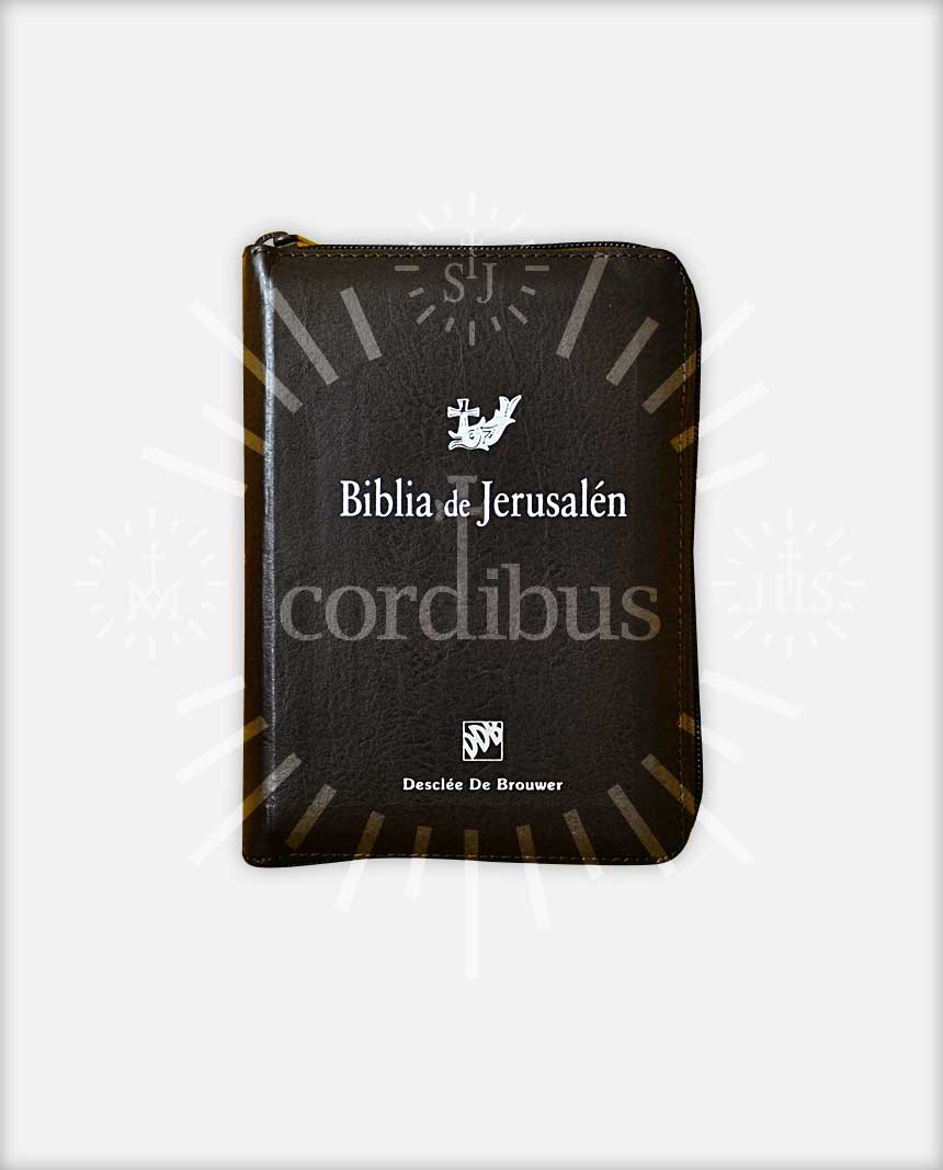 Biblia de Jerusalén de bolsillo con cremayera