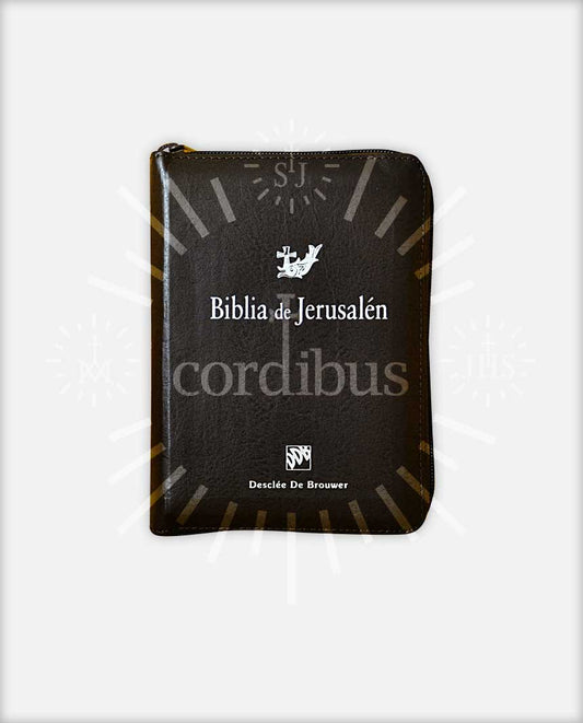 Biblia de Jerusalén de bolsillo con cremayera