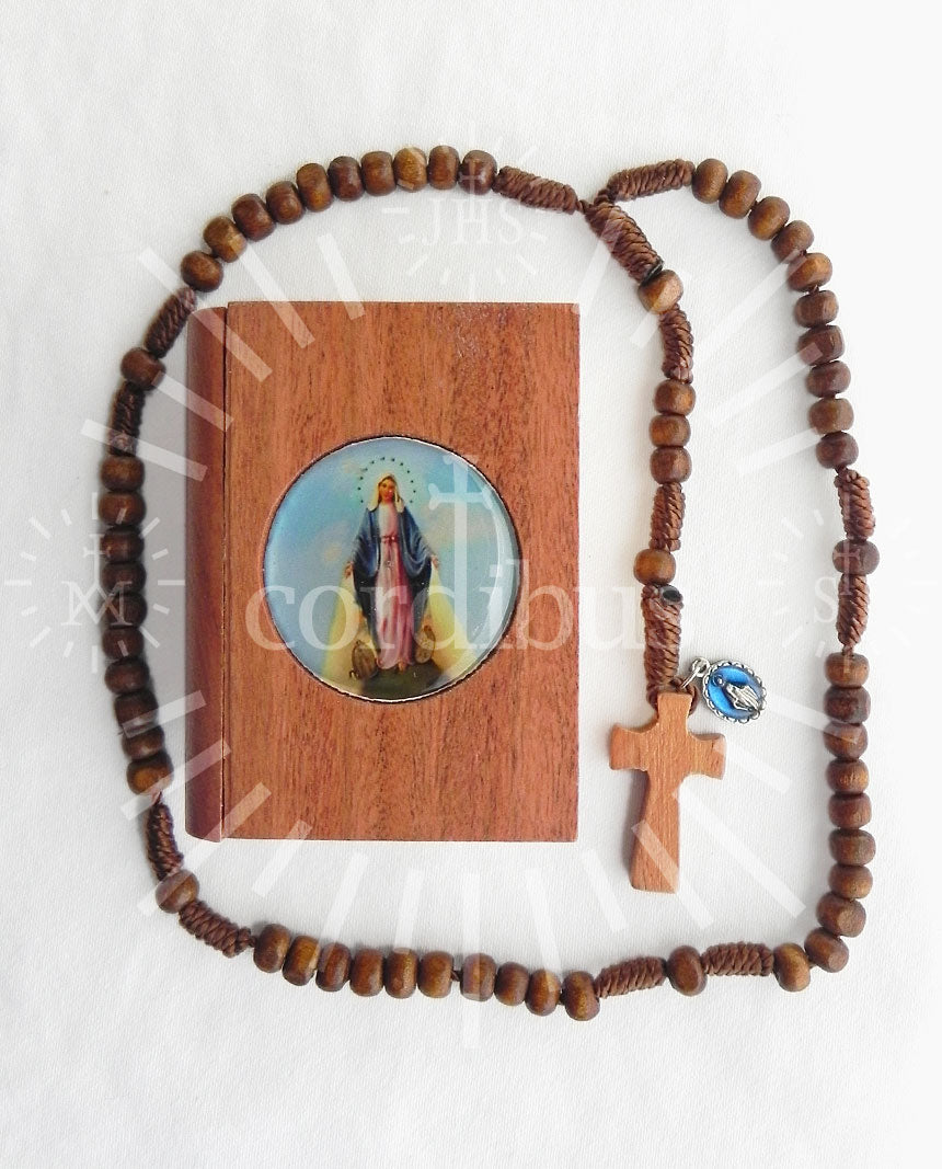 Estuche con rosario "Medalla Milagrosa"