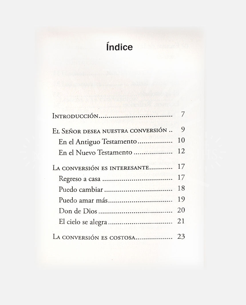 ¡Convertíos hijos míos!