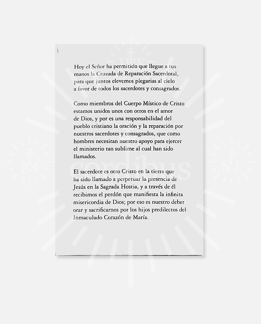 Cruzada de reparación sacerdotal