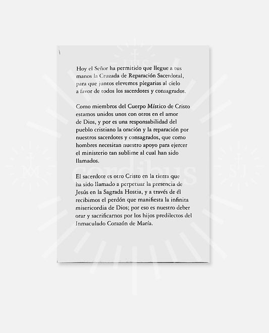 Cruzada de reparación sacerdotal