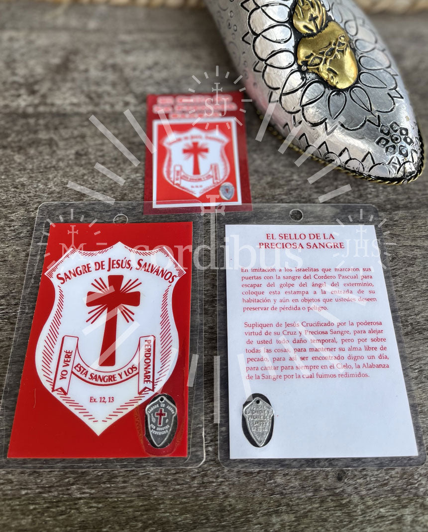 Escudo plástico "Sangre de Jesús"