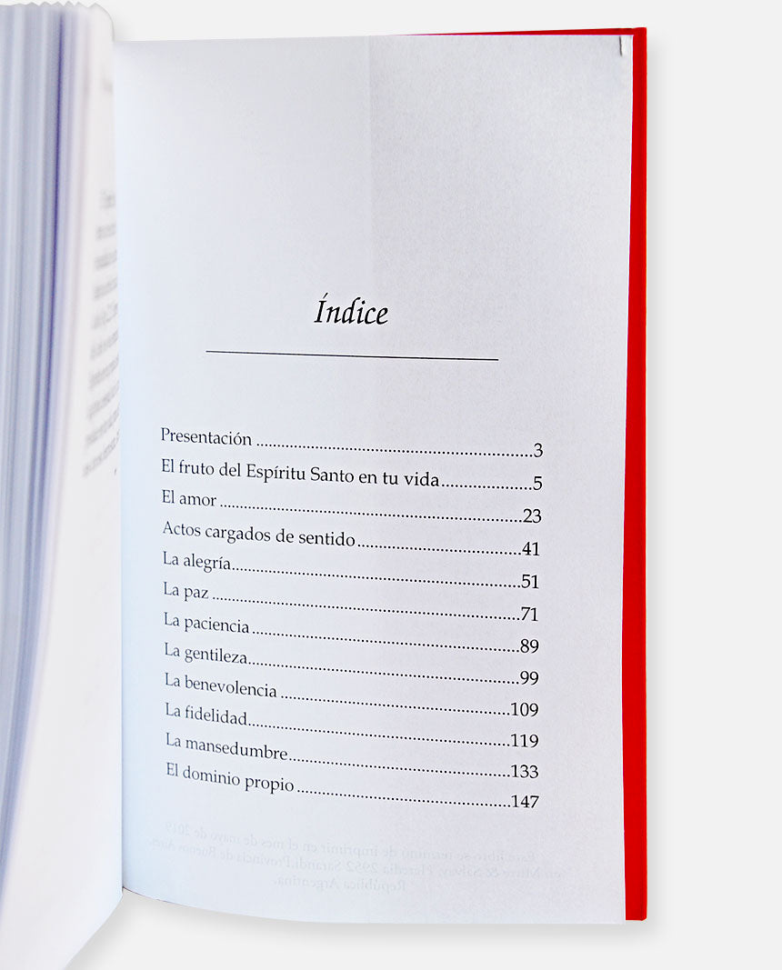 El fruto del Espíritu Santo