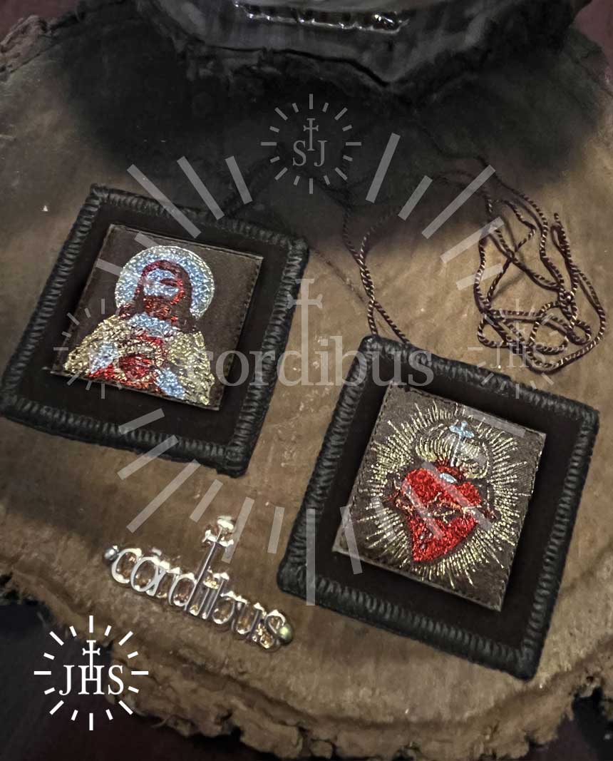 Escapulario chico "Sagrado Corazón de Jesús"