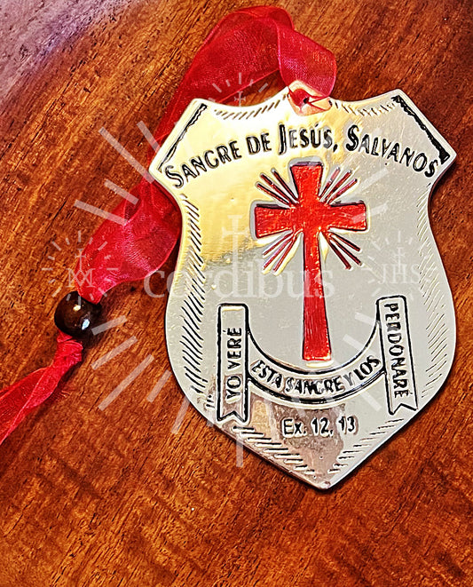 Escudo metálico "Sangre de Jesús"