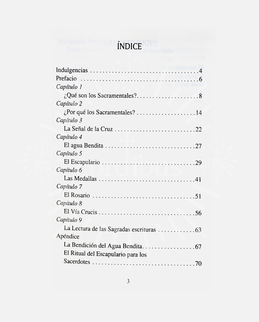 Nuestra Señora nos instruye acerca de los sacramentales y objetos benditos