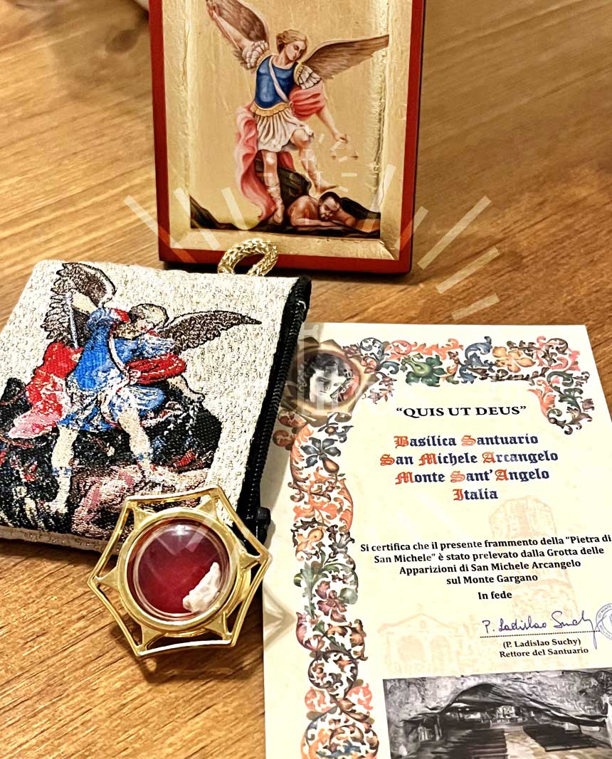 San Miguel Arcángel reliquia
