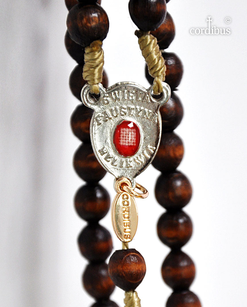 Rosario con reliquia de Sor Faustina Kowalska