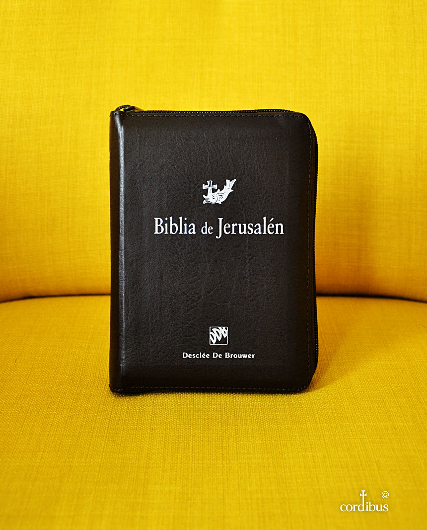 Biblia de Jerusalén de bolsillo con cremayera
